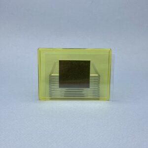 Акриловый магнит (заготовка) 108х78 мм. Желтый прозрачный